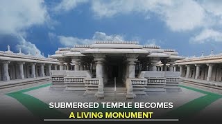 Submerged Venugopala Swamy temple becomes a living monument at KRS backwaters  Star of Mysore [upl. by Coplin997]