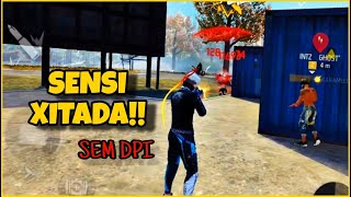 MELHOR SENSIBILIDADE SEM DPI FREE FIRE🤯 [upl. by Ateerys]