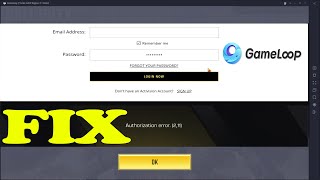 FIX Authorisation error Login error in call of duty mobile In Gameloop Emulator [upl. by Aicelet]