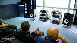 NEW Mark Levinson No5805 JBL L100 Classic HiFi Speakers  Munich High End Show 2019 [upl. by Rostand]