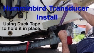 HumminBird Helix 9 G3N amp G4N Transducer Install [upl. by Enailil]