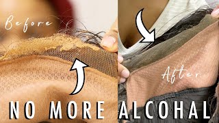 HOW TO Safely REMOVE GLUE off your lace wig AND SKIN  EASY amp QUICK amp SAFE [upl. by Nanette]