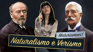 Naturalismo e Verismo  Zola VS Verga [upl. by Kalmick]