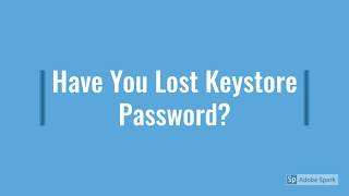 How To Reset Your Keystore Password Unity3D  How To Recover Your Keystore File Unity3D [upl. by Bette-Ann]