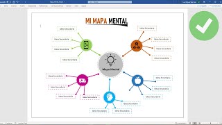 Mapa mental en Word [upl. by Ande]