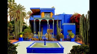 Majorelle Garden Marrakech  Yves Saint Laurent Home [upl. by Suirtimid]