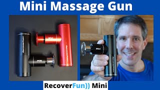 Recover Fun Mini Massage Gun Physical Therapist Review [upl. by Airdnahs]