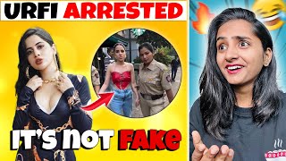 Urfi Javed ARRESTED by Mumbai Police 😱 [upl. by Zoba133]