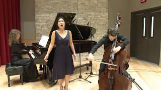 G Bottesini  Two songs for soprano double bass and piano [upl. by Aneej]