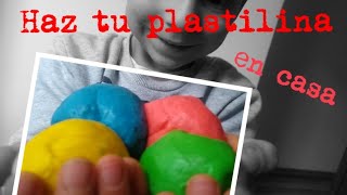 Como hacer PLASTILINA CASERA RÁPIDA Y FACIL  DIY  RECETA [upl. by Ahsyla]