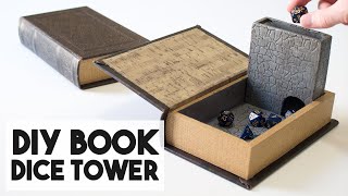 DIY Book Dice Tower [upl. by Reldnahc]