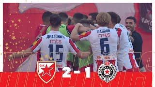 Crvena zvezda  Partizan 21 highlights [upl. by Jaddo806]