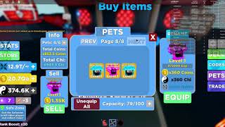 Ninja Legends How To Eternalize Pets [upl. by Eecats]