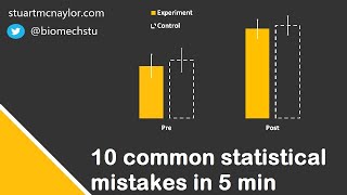 Ten Statistical Mistakes in 5 Min [upl. by Amluz]