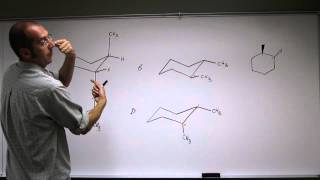 Cyclohexane Ring Systems  Cis or Trans Isomer 001 [upl. by Nalim]