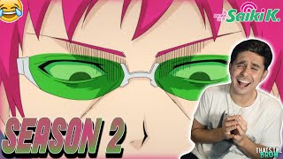 quotCANT STOP LAUGHINGquot The Disastrous Life of Saiki K Season 2 Ep1 Live Reaction [upl. by Breena]