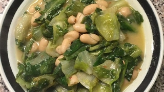 Easy Escarole and Cannellini Beans Recipe [upl. by Oirottiv]