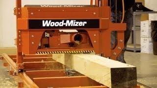 MP100 Log MoulderPlaner in Action  WoodMizer [upl. by Anesor]