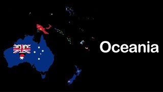 OceaniaOceania ContinentOceania Geography [upl. by Oballa]