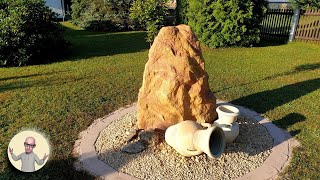 Building artificial rocks yourself  How to make Fake Stone [upl. by Hcirdla943]