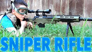 WELL MB4411D Bolt Action Airsoft Sniper Rifle with RobertAndre [upl. by Haye169]