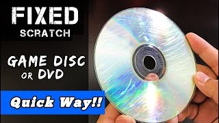 How to FIX a Scratched Disc 3 Ways WORKS in 2021 [upl. by Elag]