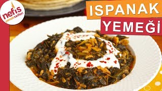 Ispanak Yemeği Nasıl Yapılır  Sebze Yemekleri Tarifi  Nefis Yemek Tarifleri [upl. by Enilehcim]