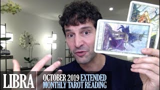 LIBRA October 2019 Extended Monthly Intuitive Tarot Reading by Nicholas Ashbaugh [upl. by Ahnavas]