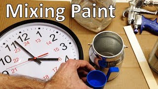 How to Mix Paint for a Spray Gun [upl. by Robson499]