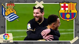 Real Sociedad vs Barcelona  LALIGA HIGHLIGHTS  3212021  beIN SPORTS USA [upl. by Adiaz]