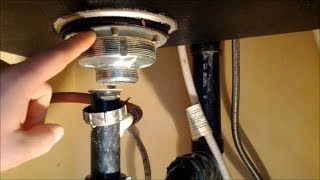 How to Replace A Kitchen Sink Strainer [upl. by Ecydnak891]