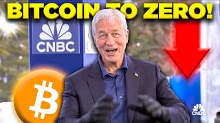 JPMorgan CEO Warns Crypto Holders Bitcoin to ZERO [upl. by Ruthanne8]