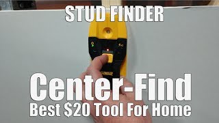 DEWALT Stud Finder with CenterFind Vs Zircon HD35 amp Zircon Triscan [upl. by Dael]