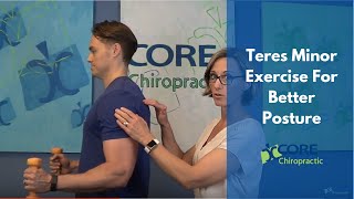 CORE Chiropractic  Teres Minor Exercise For Better Posture [upl. by Blancha]