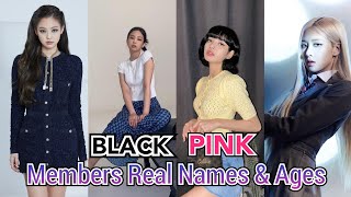 Black Pink Members Real Names And Ages  All Four Members of Black Pink Names  InfoDoc  2021 [upl. by Anurag]