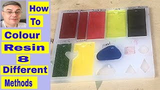 How to colour resin using 8 different methods [upl. by Winnie]