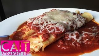 Homemade Manicotti Recipe From Scratch  Cait Straight Up [upl. by Lexi]