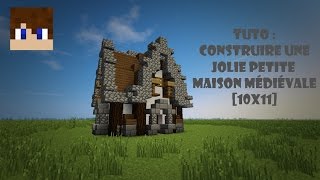 Minecraft  Tuto  Comment construire une jolie petite maison médiévale 10x11 [upl. by Parthena]