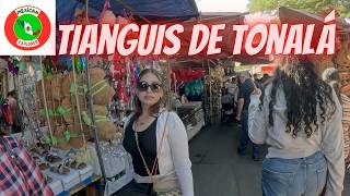 Tianguis de Tonalá 4k Walking Tour [upl. by Dnomsad]