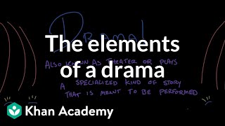 The elements of a drama  Reading  Khan Academy [upl. by Lagas39]