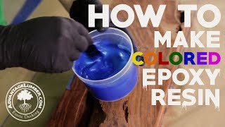 How to Make Colored Epoxy Resin [upl. by Eelrefinnej]