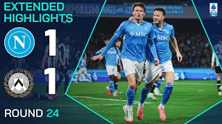 NAPOLIUDINESE 11  EXTENDED HIGHLIGHTS  SERIE A 202425 [upl. by Valerie]