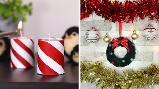 15 Easy Homemade Christmas Decorations And Crafts [upl. by Murry]