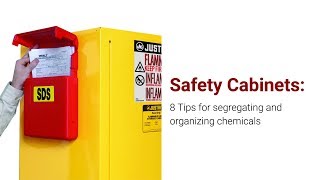 Chemical Storage Guidelines for Safety Cabinets Justrite [upl. by Fredella]