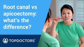 Root canal vs apicoectomy whats the difference [upl. by Yorker927]