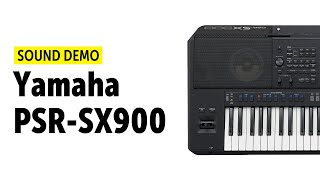 Yamaha PSRSX900 Sound Demo no talking [upl. by Ettezyl]