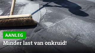 Onkruidvrij Voegzand  Minder last van onkruid  Bestratingswebnl [upl. by Eenolem]