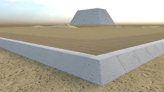 Egypts Great Pyramid How it was Constructed  The Inset Ramp [upl. by Nythsa39]