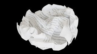 Create Crumpled Paper Fast Blender Tutorial [upl. by Tor]