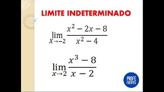 Límites indeterminados [upl. by Luann]